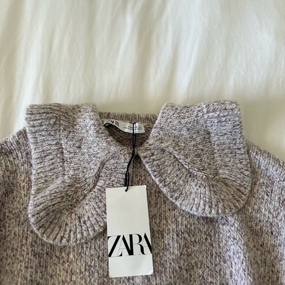 Zara Chunky Peter pan trending sweater NWT - Picture 6 of 6